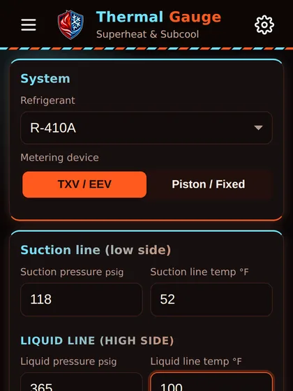 Fire and Ice theme